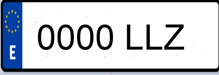 Letras Matriculas LLZ