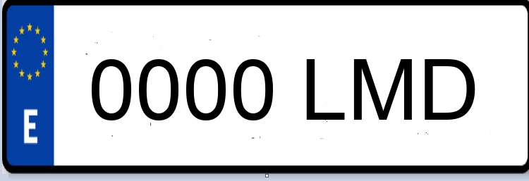 Letras Matriculas LMD