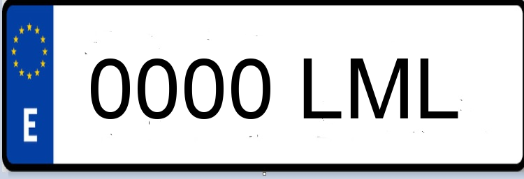 Letras Matriculas LML