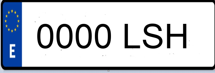 Letras Matriculas LSH