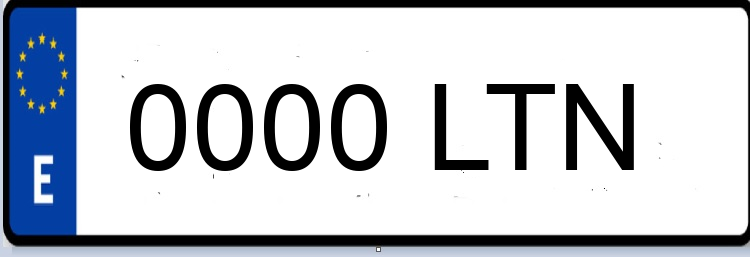 Letras Matriculas LTN