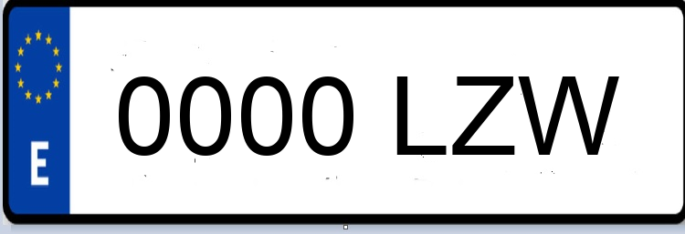 Letras Matriculas LZW