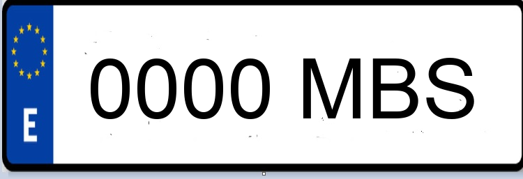 Letras Matriculas MBS