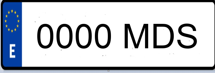 Letras Matriculas MDS