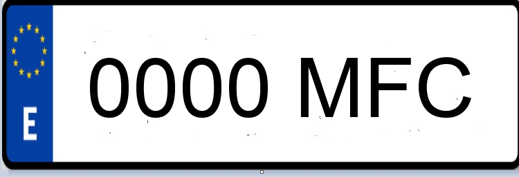 Letras Matriculas MFC