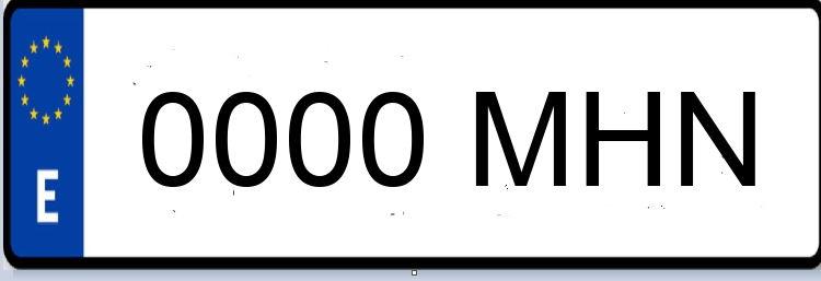 Letras Matriculas MHN