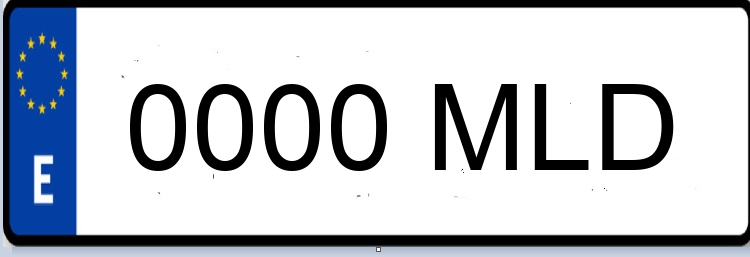 Letras Matriculas MLD