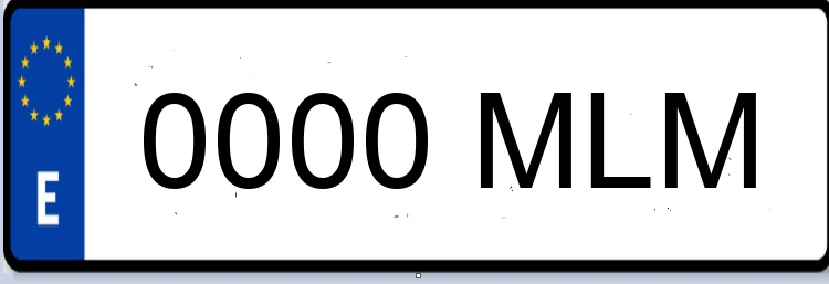 Letras Matriculas MLM