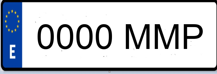 Letras Matriculas MMP