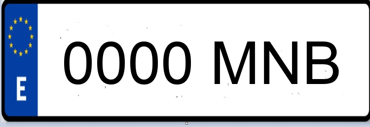 Letras Matriculas MNB