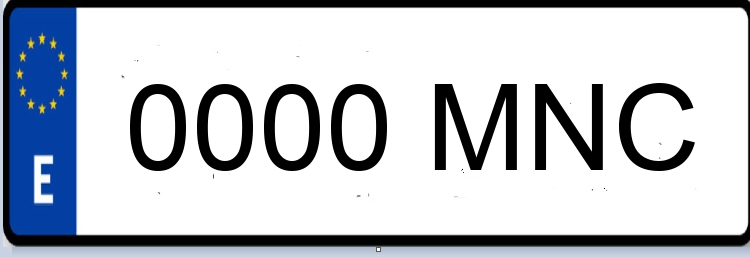Letras Matriculas MNC