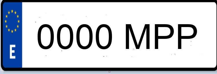 Letras Matriculas MPP