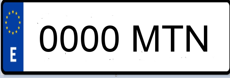 Letras Matriculas MTN