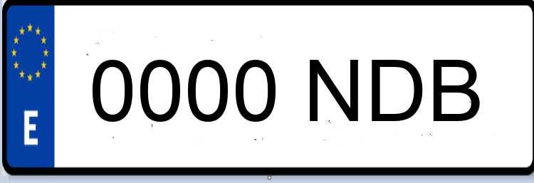 Letras Matriculas NDB