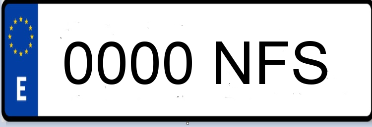 Letras Matriculas NFS