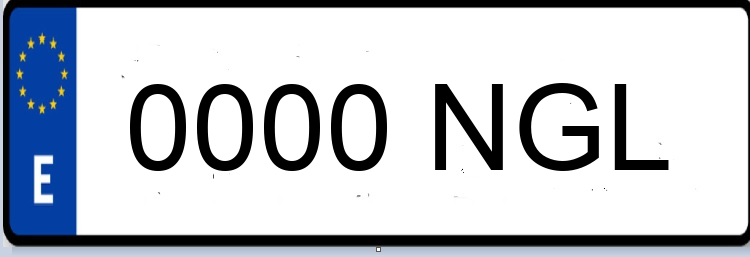 Letras Matriculas NGL