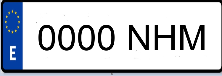 Letras Matriculas NHM