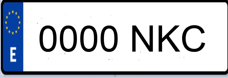 Letras Matriculas NKC