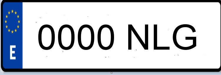 Letras Matriculas NLG