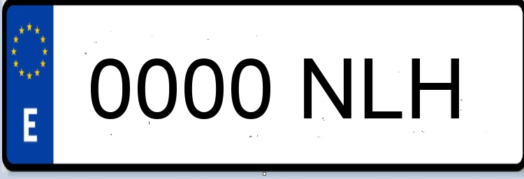 Letras Matriculas NLH