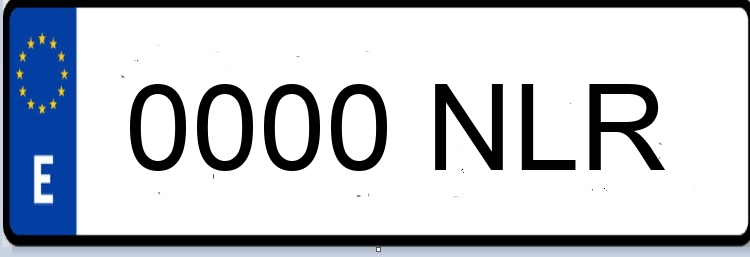 Letras Matriculas NLR