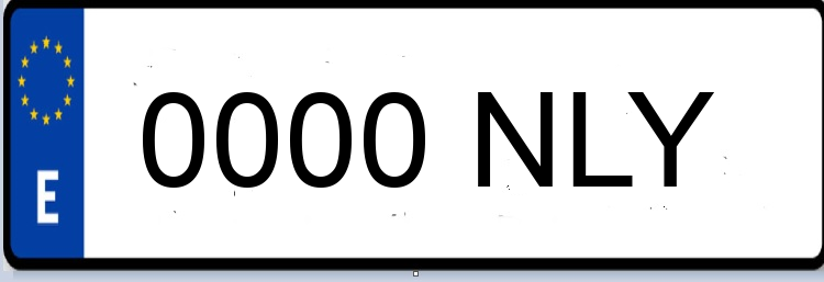 Letras Matriculas NLY