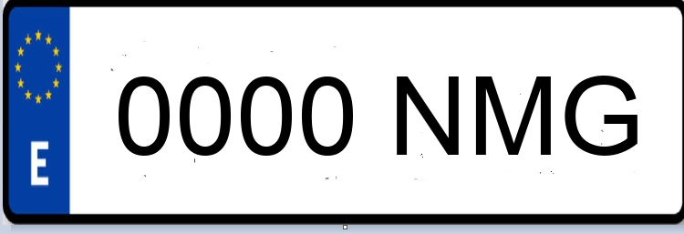 Letras Matriculas NMG