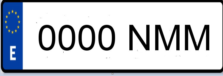 Letras Matriculas NMM