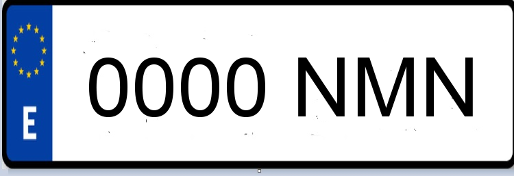 Letras Matriculas NMN