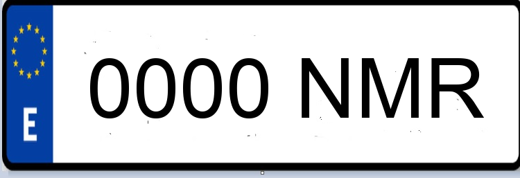 Letras Matriculas NMR