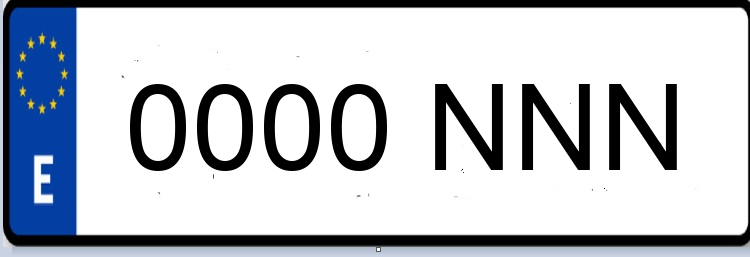 Letras Matriculas NNN
