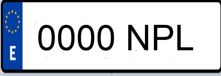 Letras Matriculas NPL