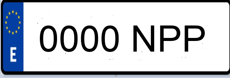 Letras Matriculas NPP