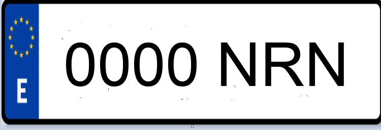 Letras Matriculas NRN