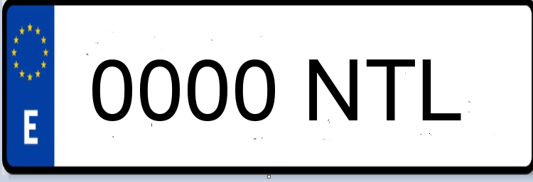 Letras Matriculas NTL