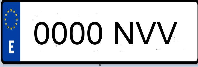 Letras Matriculas NVV