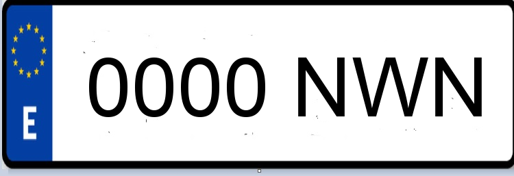 Letras Matriculas NWN