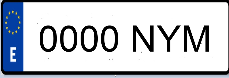 Letras Matriculas NYM