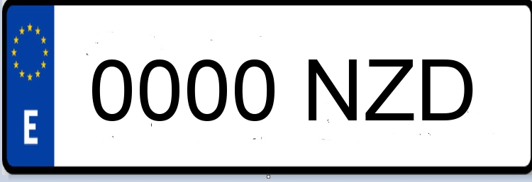 Letras Matriculas NZD