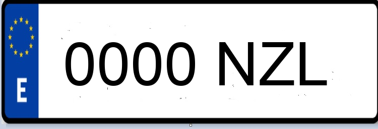Letras Matriculas NZL
