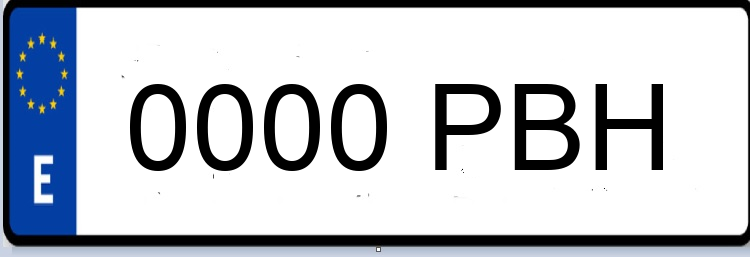 Letras Matriculas PBH